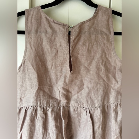 Lilac linen dress - Picture 3 of 3